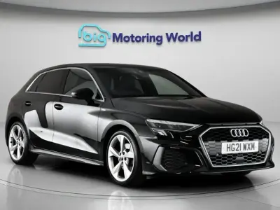 Used Audi A3 Sportback S-Line 150 HP (110 kW) 2021 Black Hatchback