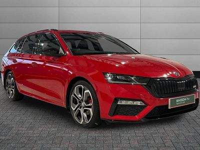 Used Skoda Octavia vRS 196 HP (144 kW) 2022 Velvet red metallic Estate