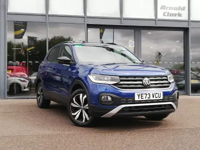 Used VW T-Cross Black Edition 110 HP (80 kW) 2024 Blue SUV