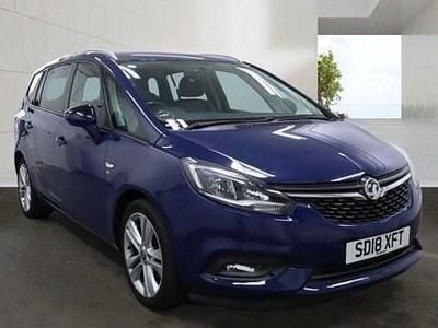 Used Vauxhall Zafira SRi 140 HP (102 kW) 2018 Blue MPV