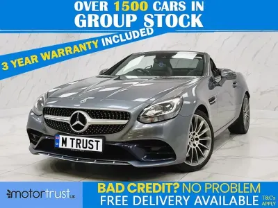 Used Mercedes SLC180 AMG line 156 HP (114 kW) 2018 Grey Cabriolet