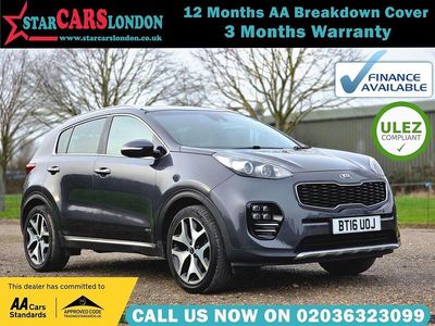 Used Kia Sportage GT-Line 177 HP (130 kW) 2016 Silver SUV