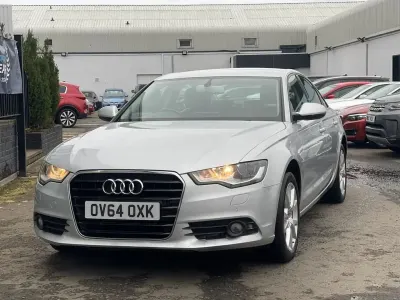Usado Audi A6 Design 190 CV (139 kW) 2014 Plateado Berlina