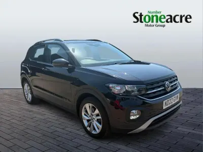 Used VW T-Cross SE 94 HP (69 kW) 2022 Black SUV