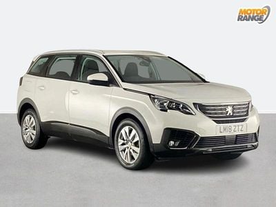 White Used 2018 Peugeot 5008 Active SUV | £13,195 (Fair price)