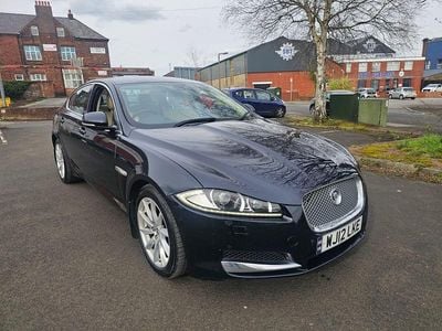 Begagnad Jaguar XF Premium Luxury 2012 Blå Sedan