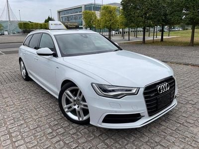 Used Audi A6 S-Line 204 HP (150 kW) 2014 White Estate
