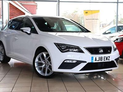 White Used 2018 Seat Leon FR Hatchback | £11,290 (Fair price)