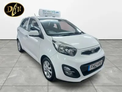 Used Kia Picanto 68 HP (50 kW) 2012 White Hatchback
