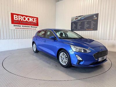Blue Used 2019 Ford Focus Titanium Hatchback | £7,690 (Fair price)