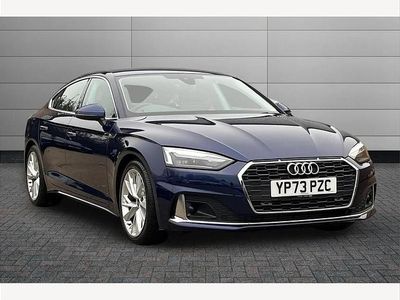 Used Audi A5 Sportback Sport 150 HP (110 kW) 2023 Blue Hatchback