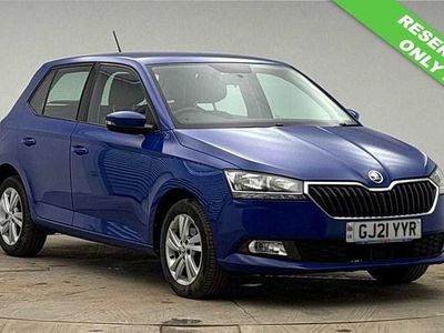 Used Skoda Fabia SE 60 HP (44 kW) 2021 Blue Hatchback