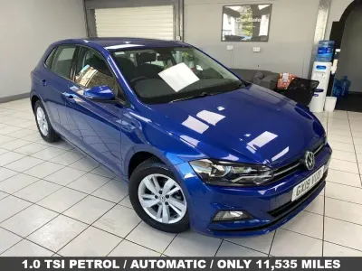 Used VW Polo SE 95 HP (69 kW) 2019 Blue Hatchback