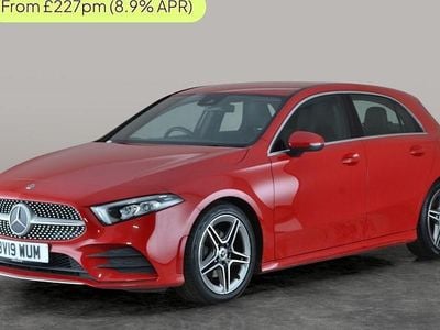 Used Mercedes A200 AMG line 163 HP (119 kW) 2019 Red Hatchback