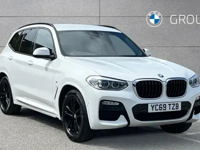 Begagnad BMW X3 M Sport 190 HK (139 kW) 2019 Vit SUV