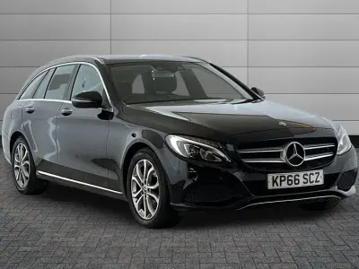 Used Mercedes C220 Premium Plus 168 HP (123 kW) 2017 Obsidian black Estate