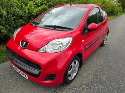 Second-hand Peugeot 107 68 CP (50 kW) 2009 Roșu Hatchback