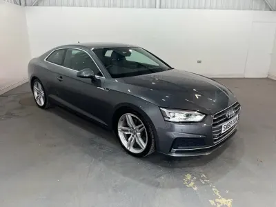 Used Audi A5 S-Line 150 HP (110 kW) 2019 Grey Coupe