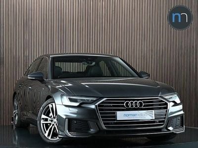 Begagnad Audi A6 S-Line 2019 Grå Sedan