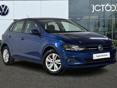 Used VW Polo SE 95 HP (69 kW) 2020 Blue Hatchback
