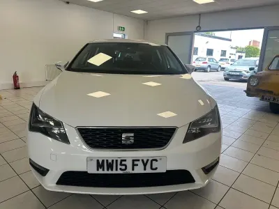 Second-hand Seat Leon SE Technology 110 CP (80 kW) 2015 Alb Hatchback