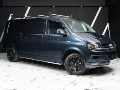 Used VW T6 Highline 201 HP (147 kW) 2016 Blue Van