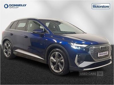 Used Audi Q4 e-tron S-Line 125 kW (170 HP) 2021 Blue SUV