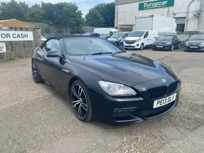 Used BMW 640 Cabriolet M Sport 2013 Black Cabriolet
