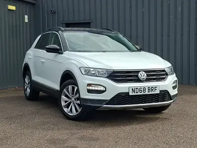 Used VW T-Roc Design 115 HP (84 kW) 2019 White SUV