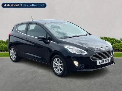 Used Ford Fiesta Zetec 2018 Black Hatchback