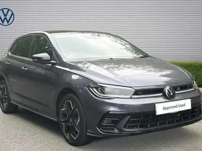 Used VW Polo Black Edition 115 HP (84 kW) 2025 Smokey grey metallic black Hatchback