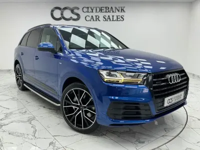 Used Audi Q7 S-Line 272 HP (200 kW) 2016 Blue SUV