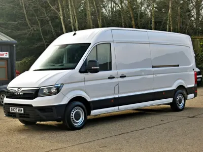 Second-hand MAN TGE 140 CP (102 kW) 2020 Alb Van