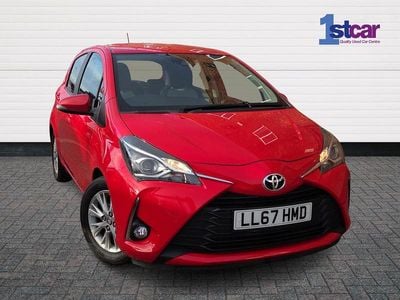 Red Used 2017 Toyota Yaris Hatchback | £6,789 (Fair price)