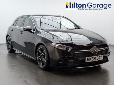 Black Used 2020 Mercedes A35 AMG Executive Hatchback | £22,350 (Fair price)