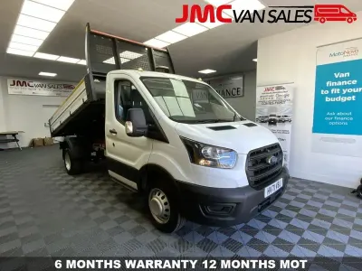 Used Ford Transit S 130 HP (95 kW) 2021 White Cabriolet