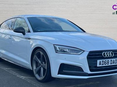 Used Audi A5 Sportback Black Edition 190 HP (139 kW) 2019 White Hatchback