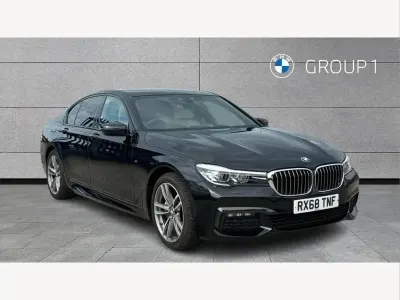 Used BMW 740 M Sport 316 HP (232 kW) 2018 Black Sedan
