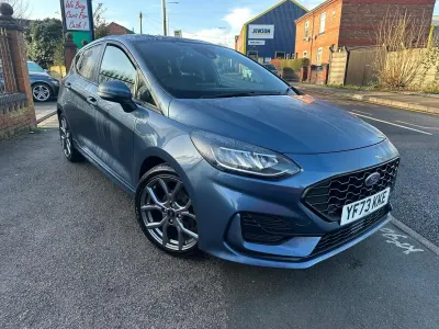 Second-hand Ford Fiesta ST-Line 125 CP (91 kW) 2023 Albastru Hatchback