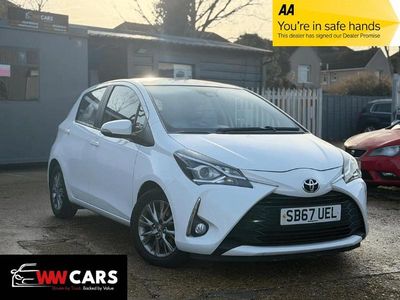 Used Toyota Yaris 2018 White Hatchback