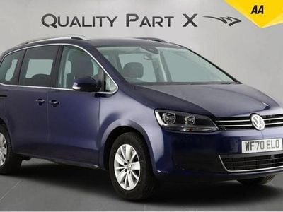 Used VW Sharan SE 150 HP (110 kW) 2020 Blue MPV