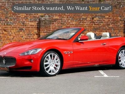 Red Used 2013 Maserati GranCabrio Cabriolet | £34,995
