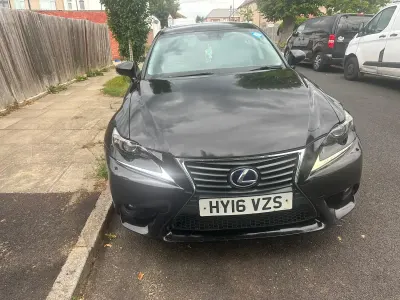 Used Lexus IS300h Sport Line 223 HP (164 kW) 2016 Black Sedan