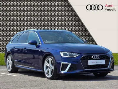 Used Audi A4 S-Line 161 HP (118 kW) 2023 Blue Estate