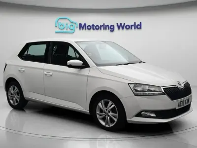 Used Skoda Fabia SE 95 HP (69 kW) 2019 White Hatchback