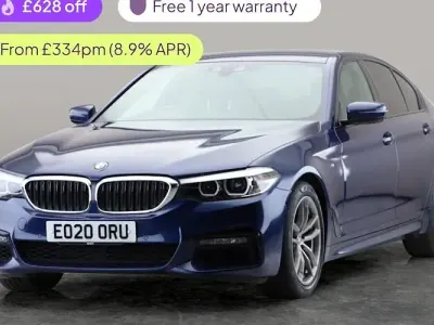 Used BMW 520 M Sport 190 HP (139 kW) 2020 Blue Sedan