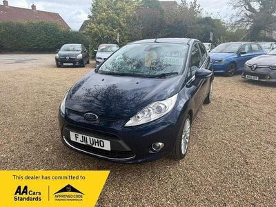 Used Ford Fiesta Titanium 2011 Blue Hatchback