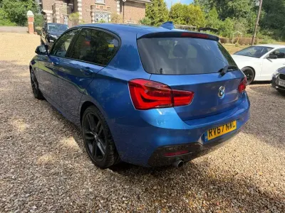 Used BMW 116 M Sport 116 HP (85 kW) 2017 Blue Hatchback