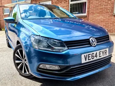 Used VW Polo SE 88 HP (64 kW) 2014 Blue Hatchback