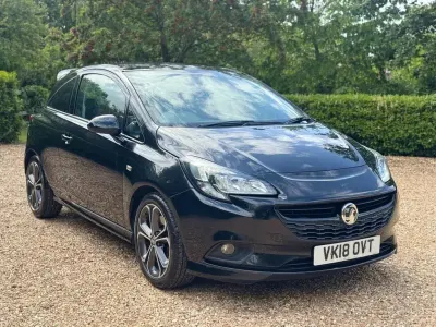 Used Vauxhall Corsa Edition 150 HP (110 kW) 2018 Black Hatchback
